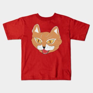 Face cat artwork Kids T-Shirt